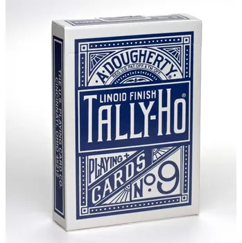 Pokerová karta USPCC Tally-Ho Circle back Barva: Modrá