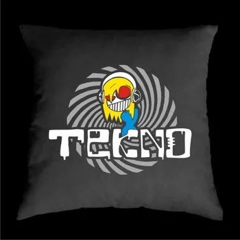 Dekorativní polštářek TEKNOSHOP Zombie tekno polštářek s potiskem červený