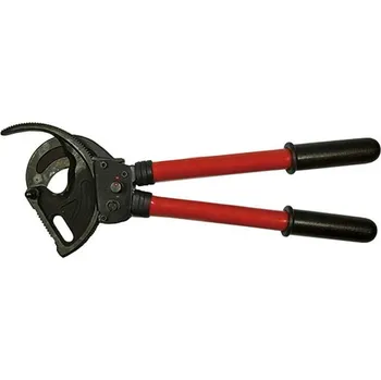 Kleště 200195 Nůžky ráčnové ke střihání Al a Cu kabelů VDE do průměru 80 mm, Haupa