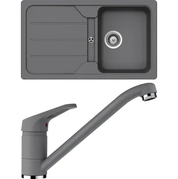 Granitový dřez Set Schock S22-1 (dřez Formhaus D-100 Croma + baterie Cosmo Croma)