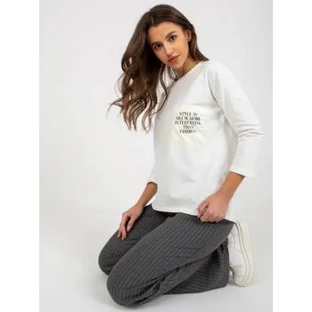 Dámské tričko Dámská halenka s kulatým výstřihem ANID ecru