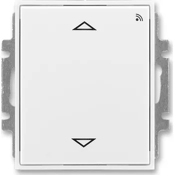 3299E-A33108 03 Spínač žaluziový s krátk. ovladačem a přijímačem ABB RF 868 MHz, bílá/bílá, ABB Element, Time