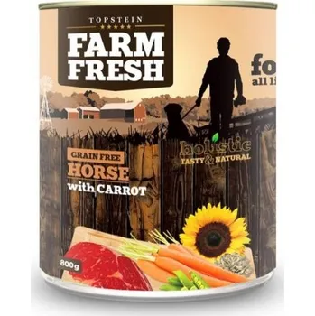 Krmivo pro psa FARM FRESH HORSE WITH CARROT 24x800g + extra výběr z 4000 produktů