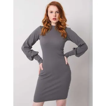 Dámské šaty Dámské šaty Cally RUE PARIS tmavě šedé