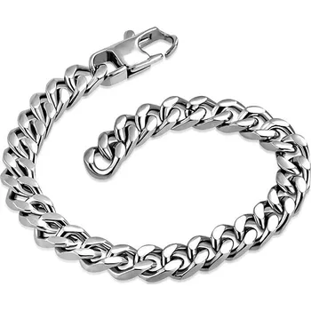 Náramek Šperky4U Pánský ocelový náramek očkový - OPA1440