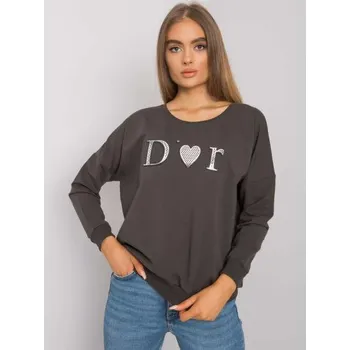 Dámská mikina Dámská mikina s kapucí ALODIA tmavě khaki