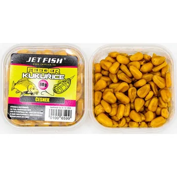 Nástraha JetFish JET FISH 60g Feeder kukuřice : ČESNEK