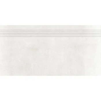 Obklad Rebel, DCP84740, schodovka, 40 x 80 cm, bílošedá