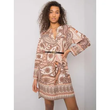 Dámské šaty Dámské šaty s potiskem VANCOUVER béžové