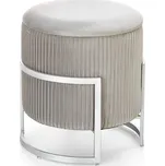 Halmar taburet CRICKET + doprava zdarma, barva: světle šedá