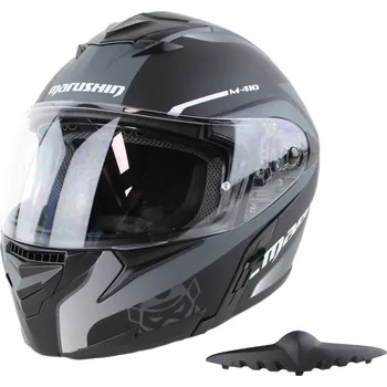 Helma na motorku Motocyklová výklopná přiba Marushin M410 GUARDIAN Velikost: L