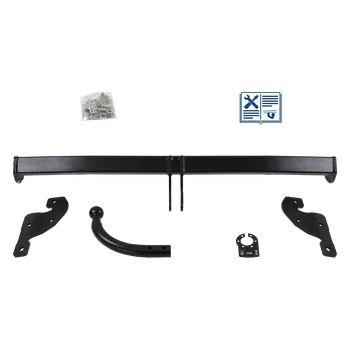 Tažné zařízení AUTO-HAK tažné zařízení pevné včetně TowTec elektropřípojky 7pólové univerzální - HYUNDAI i10 I