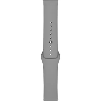 Řemínek na hodinky Silikonový řemínek na hodinky 22 mm šedý