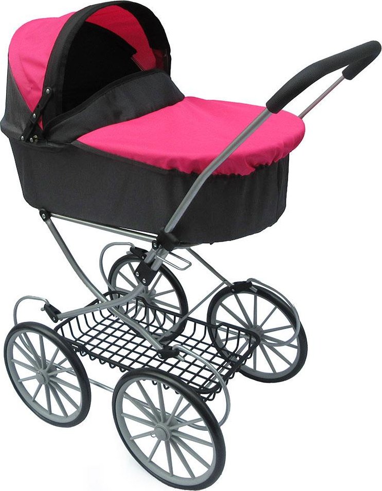Retro kočárek pro panenky PlayTo Betty
