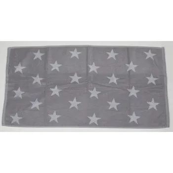 JAHU s.r.o. Froté osuška STARS 70 x 140 cm Barva: šedá