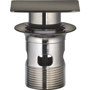 Vodovodní baterie Grohe Náhradní díly - Náhradní vršek pro umyvadlové výpusti, kartáčovaný Hard Graphite 40565AL0