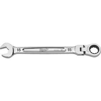 Milwaukee Ráčnový očkoplochý klíč MAX BITE s kloubem15 mm