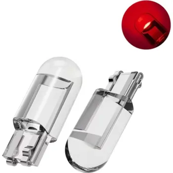 Autožárovka Autožárovka LED T10 (W5W) červená 12V