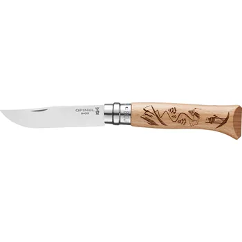 kapesní nůž Zavírací nůž VRI N°08 Inox 8,5 cm motiv lyžování 8,5 cm, OPINEL