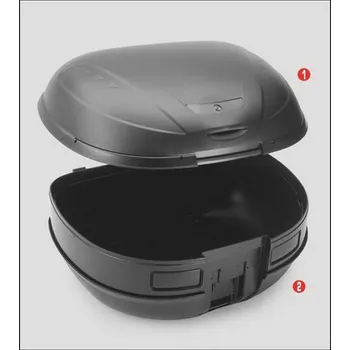 Motodoplněk Z52FNM spodní víko kufru GIVI E 52 Maxia, černé