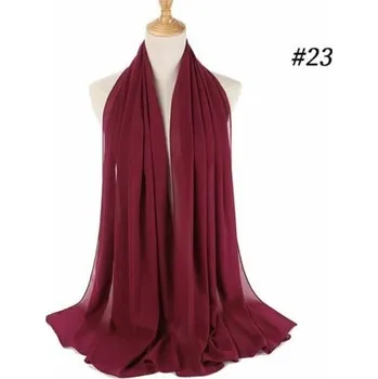 Šála šifónový šál přes ramena - přehoz přes společenské šaty Barva: Vínová