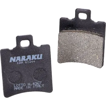 Brzdová destička Brzdové destičky Naraku organic, Aprilia Malaguti MBK Piaggio Yamaha NK430.24