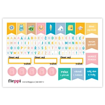 samolepka Fleppi Červenec 2021 | arch 1