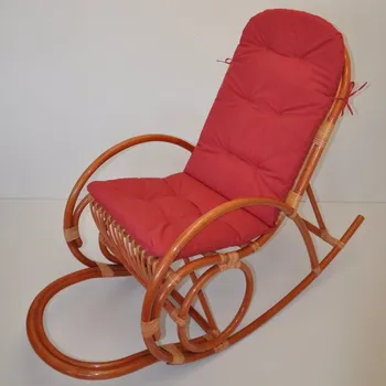 Podsedák Axin Trading s.r.o. Polstr UNI na houpací křeslo látka vínový melír