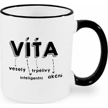 Hrnek - Víťa Barva: Černá