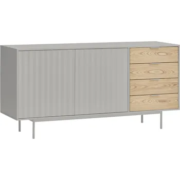 Komoda Světle šedá lakovaná komoda Teulat Sierra 159 x 47 cm
