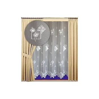 Záclona Záclona kusová Vanda výška 160cm, délka 400cm bílá