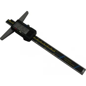 Posuvné měřítko Kmitex Digitální hloubkoměr bez nosu Kmitex, DIN 862, 200 mm