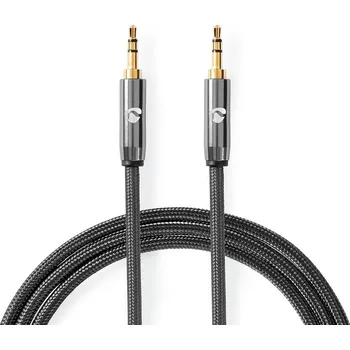 Audio kabel Nedis Profigold propojovací audio kabel jack 3.5mm - zástrčka jack 3.5mm, 2 m (CATB22000GY20)