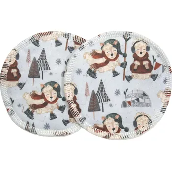 Vložka do podprsenky Breberky BIO Vložky do podprsenky - Ovčí radovánky (PUL)