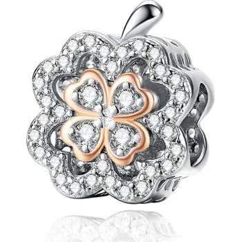 Přívěsek Elenys přívěsek Třpytivý čtyřlístek pro štěstí