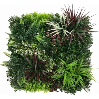 umělá květina Umělá živá zelená stěna MIX AXA, 50 x 50cm, plocha 0,25m2