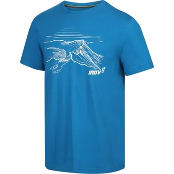 Pánské tričko Inov-8 Graphic Tee Helvellyn blue triko pánské XS