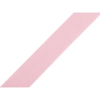 Lemovací pruženka půlená šíře 20 mm, barva 6 růžová sv.