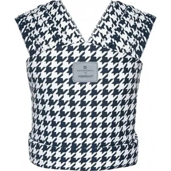 Šátek na nošení dítěte MANDUCA nosítko SLING BELLY BUTTON Pepita Navy