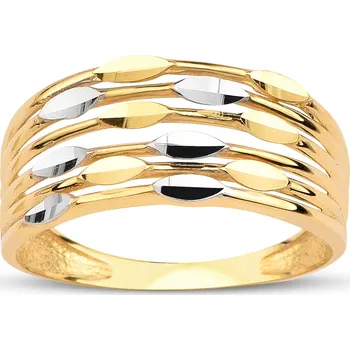 Prsten Lillian Vassago Jemný prsten z kombinovaného zlata LLV95-GR004 Velikost prstenu: 49