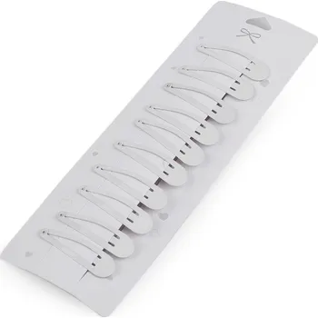 Sponka do vlasů pukačka, barva 2 bílá