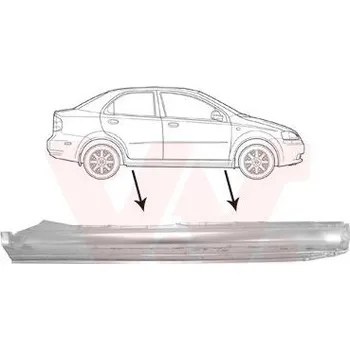 Prah karosérie Nástupní panel VAN WEZEL 0815104