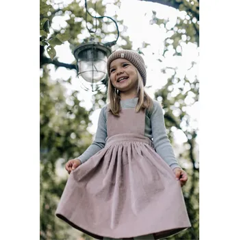 Dívčí šaty Roe Joe Roe&Joe Manšestrové šaty N°3 - růžové Velikost: 120 / 7 let