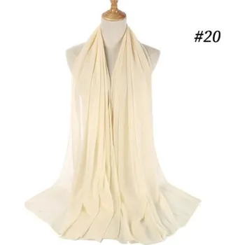 Šála šifónový šál přes ramena - přehoz přes společenské šaty Barva: Krémová