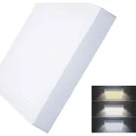 Solight LED mini panel CCT, přisazený, 18W, 1530lm, 3000K, 4000K, 6000K, čtvercový - WD173