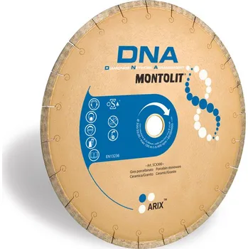 Řezný kotouč Celoobvodový diamantový kotouč 200mm, DNA, Montolit SCX200