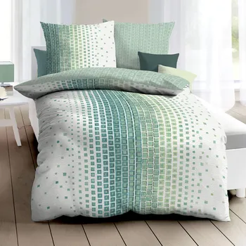 Povlečení Kaeppel | Krepové povlečení Oxygen zelené 140x200, 70x90