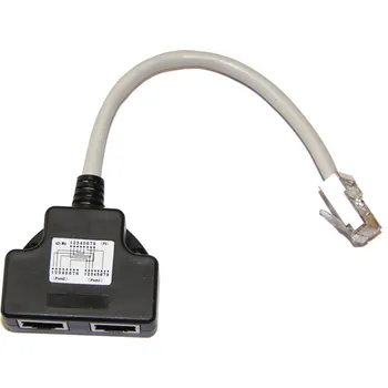 Síťový kabel Adaptér RJ45 1x8p8c/2x8p4c Cat5 PC-TEL
