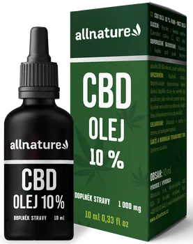 CBD Allnature CBD olej 10 % 1000 mg 10 ml