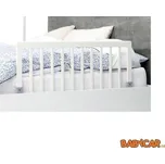 BABYDAN dřevěná zábrana k posteli 45x90cm Bílá